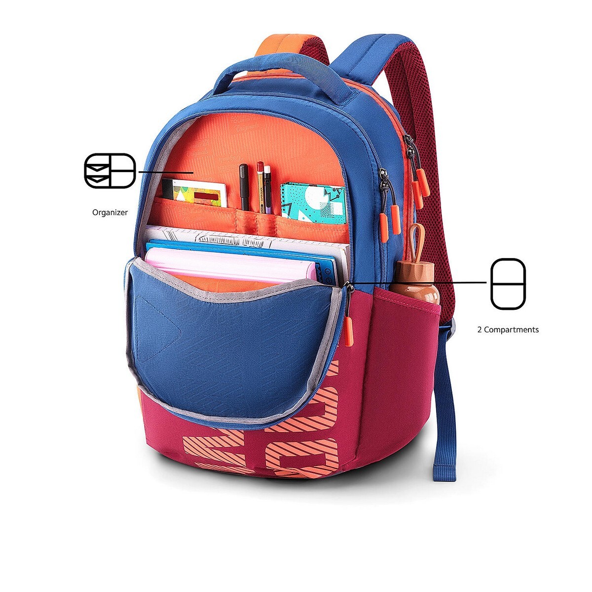 American Tourister Backpack Sest+ Bp01 Blue/Red