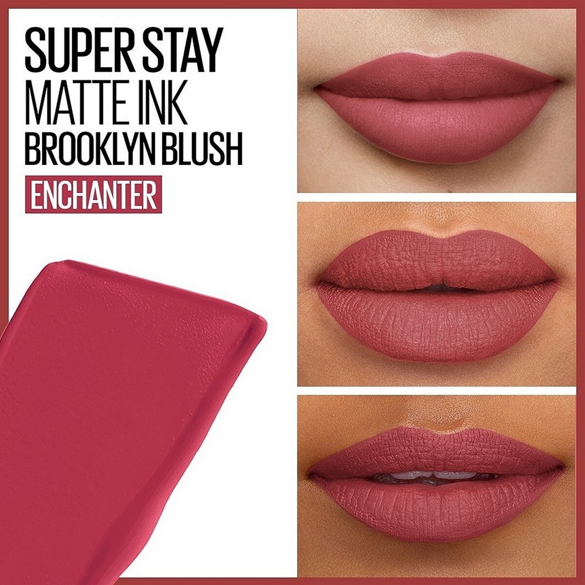 Maybelline Super Stay Matte Ink Brooklyn Blush - Enchanter, 5ml , Liquid Lipstick , Matte Lipstick