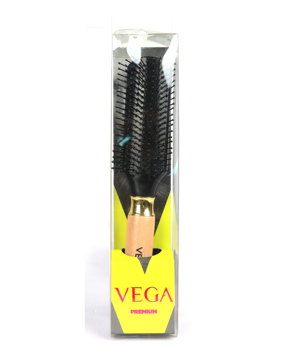 Vega Flat Hair Brush Multi Colour