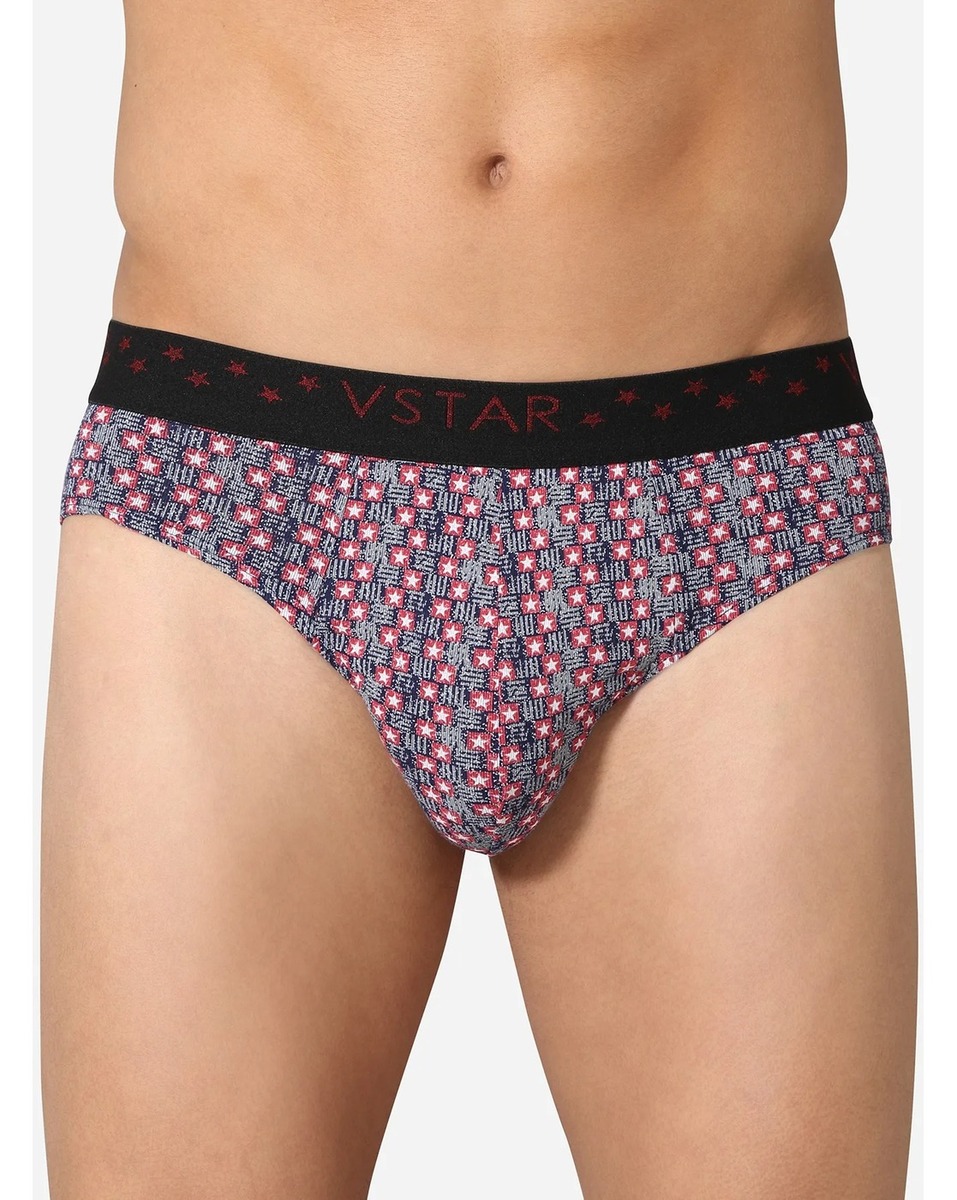 V-Star Mens Brief FRENCH NEO Assorted, Small