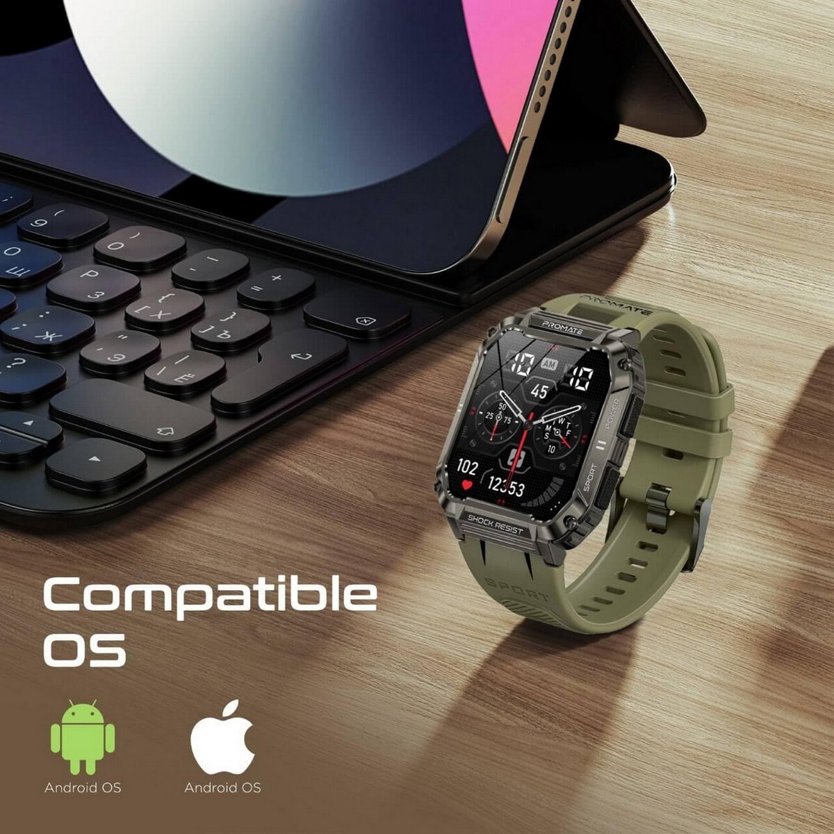 Promate Xwatch-S19 Smart Watch S19 Green