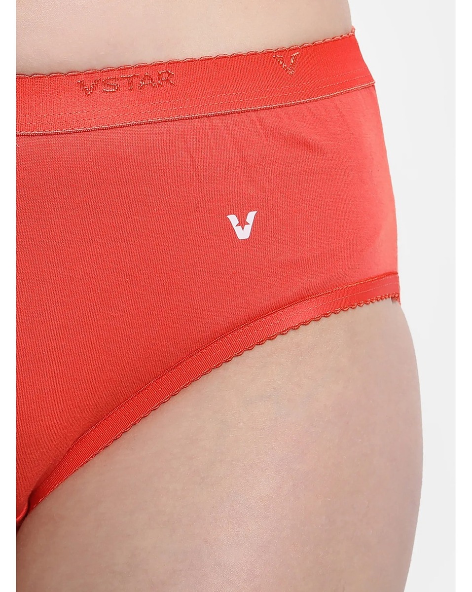 V-Star Ladies Solid Assorted Colour 3 Pieces Set Panties Large