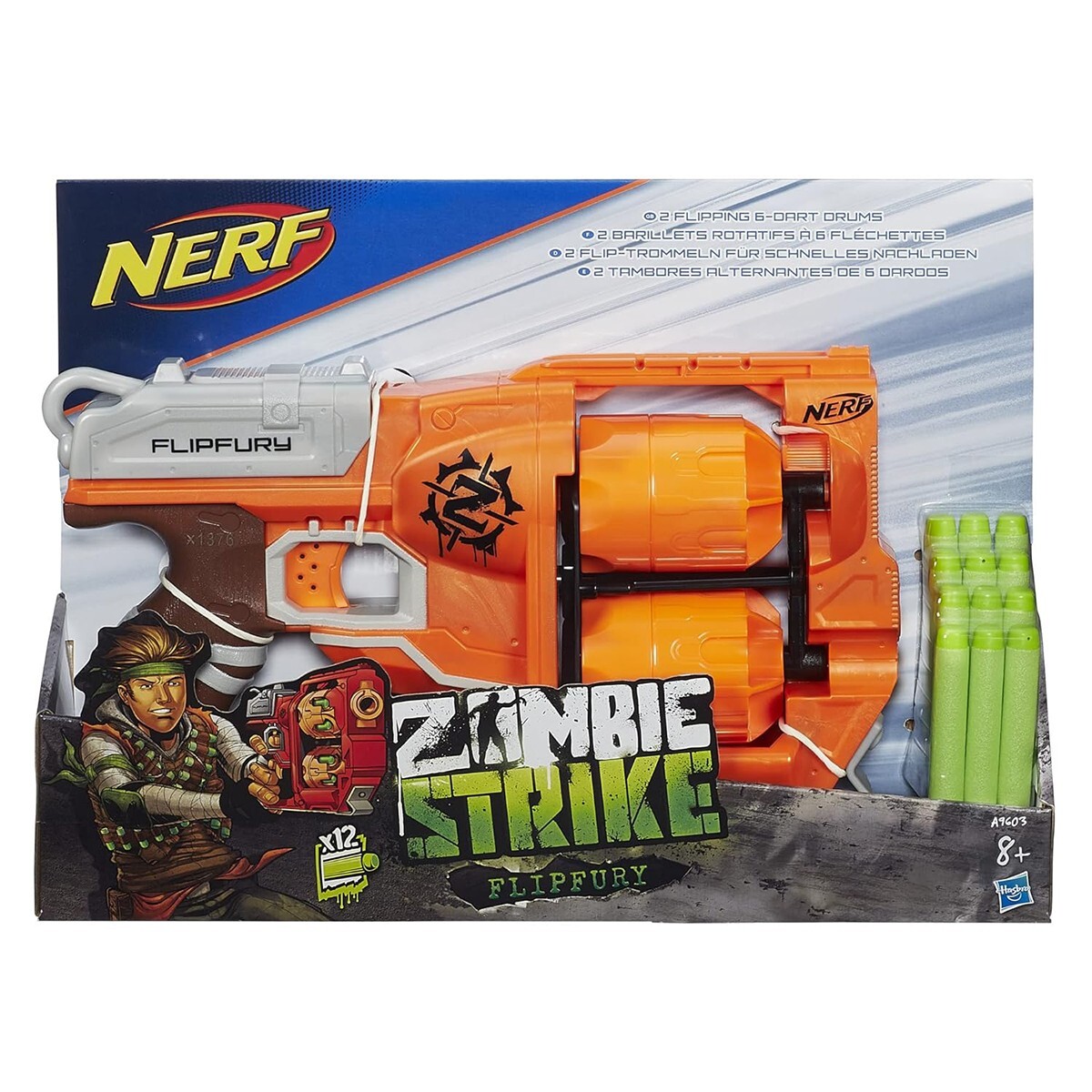 Nerf Zombie Flip fury A9603