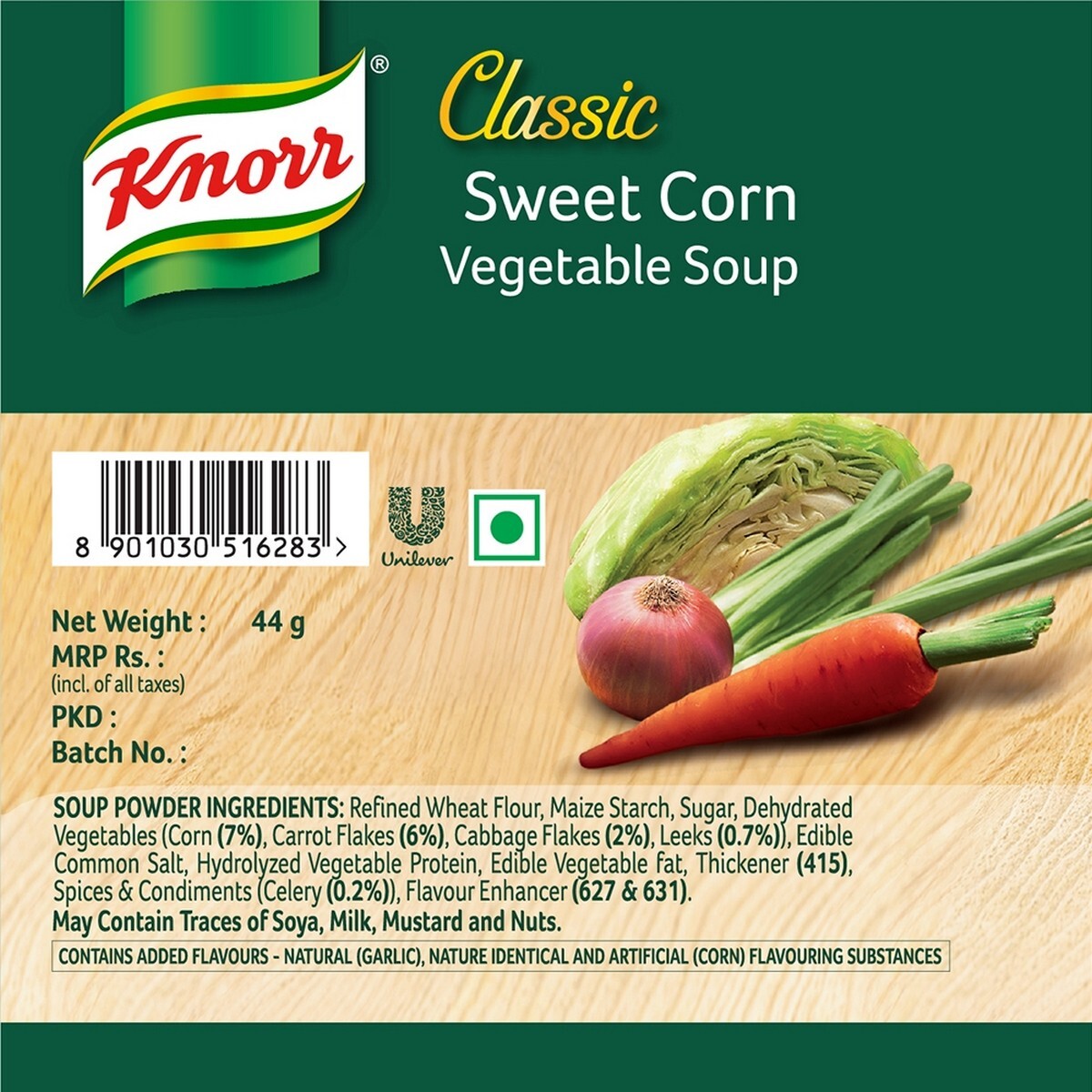 Knorr Chinese Sweet Corn Veg Soup 42G