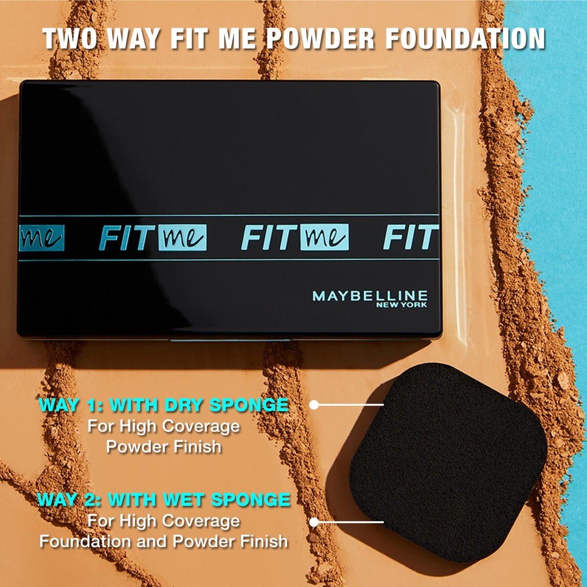 Maybelline New York Fit Me Ultimate Powder Foundation, Shade 235