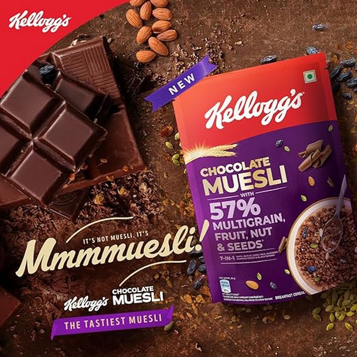 Kellogg'S Chocolate Muesli 450G