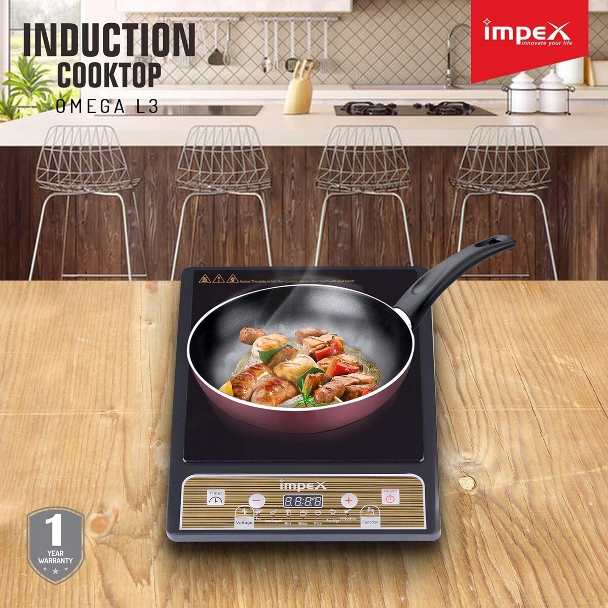 Impex Induction Cooktop Omega L3