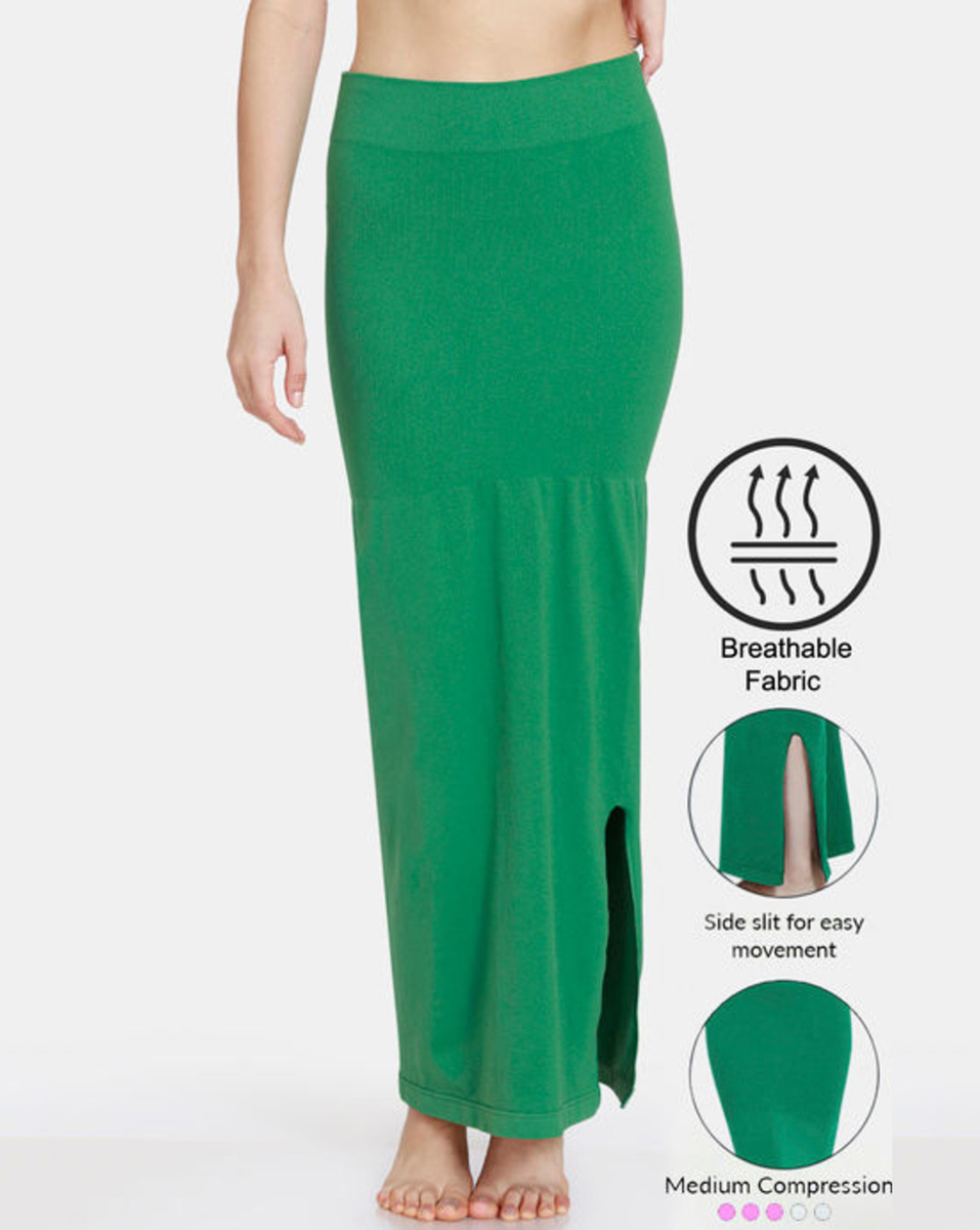 Zivame Ladies Green Solid Shape Wear Medium