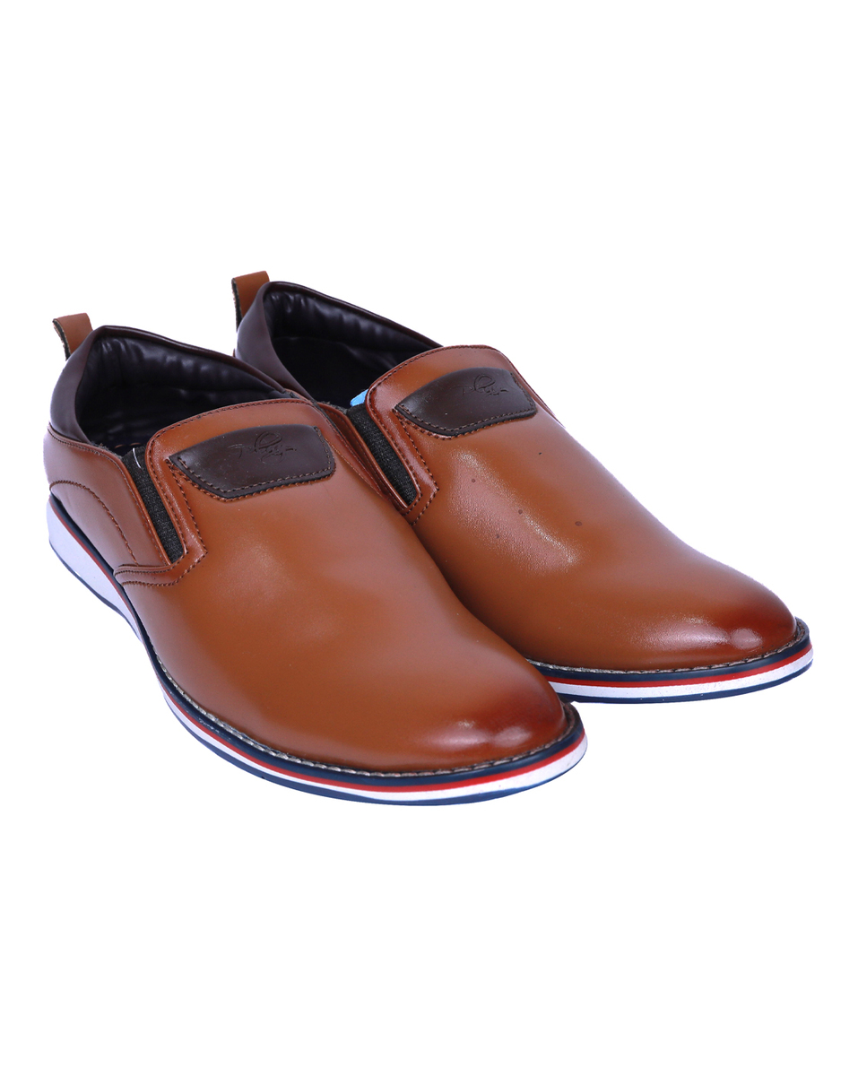 Eten Mens Synthetic Tan Slip on Casual Shoes