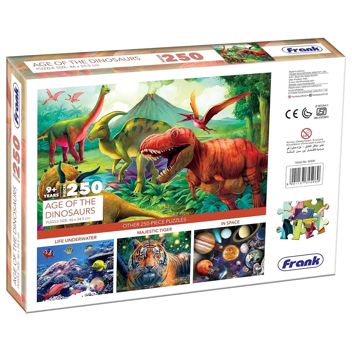 Frank Age Of Dinosaurs Puzzle 250s 34506