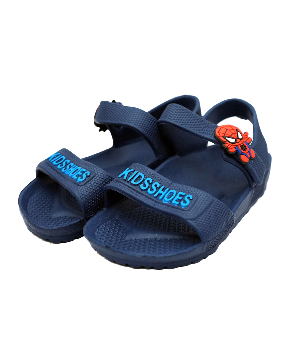 Sky Kids boys Rubber Navy Hook & loop Sandals