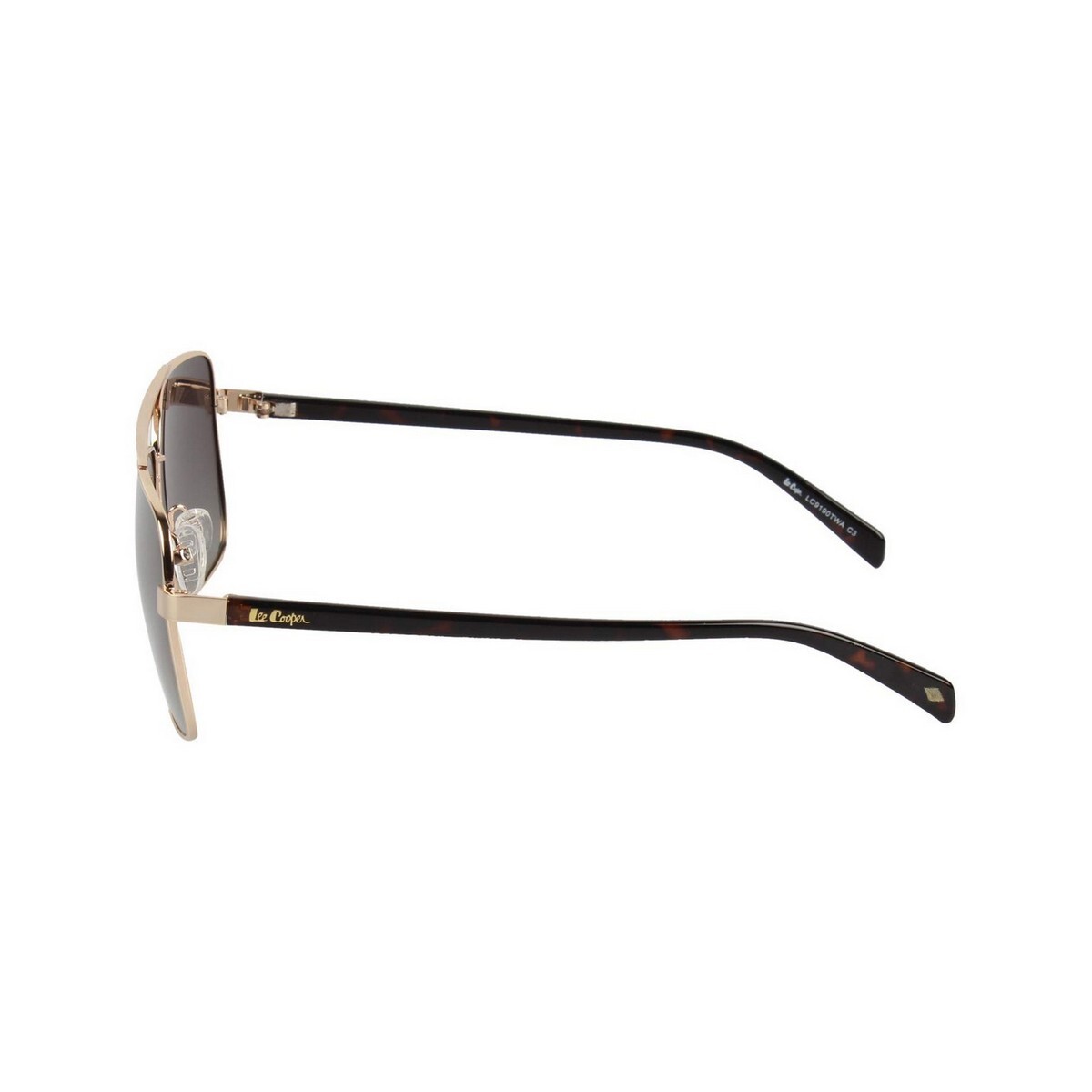 Lee Cooper Male Gold Frame With Green Lens Sunglass