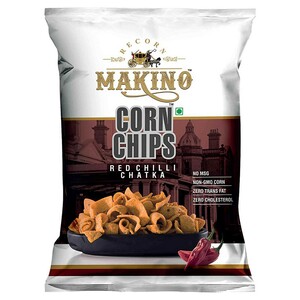 Makino Corn Chips Red Chilli Chatka 60g