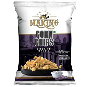Makino Corn Chips  Cream  Onion 50G
