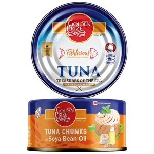 Golden Prize  Tuna Chunks In Soybean Oil 185G
