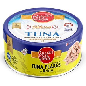 Golden Prize Tuna Sandwich Flakes In Brine 185G