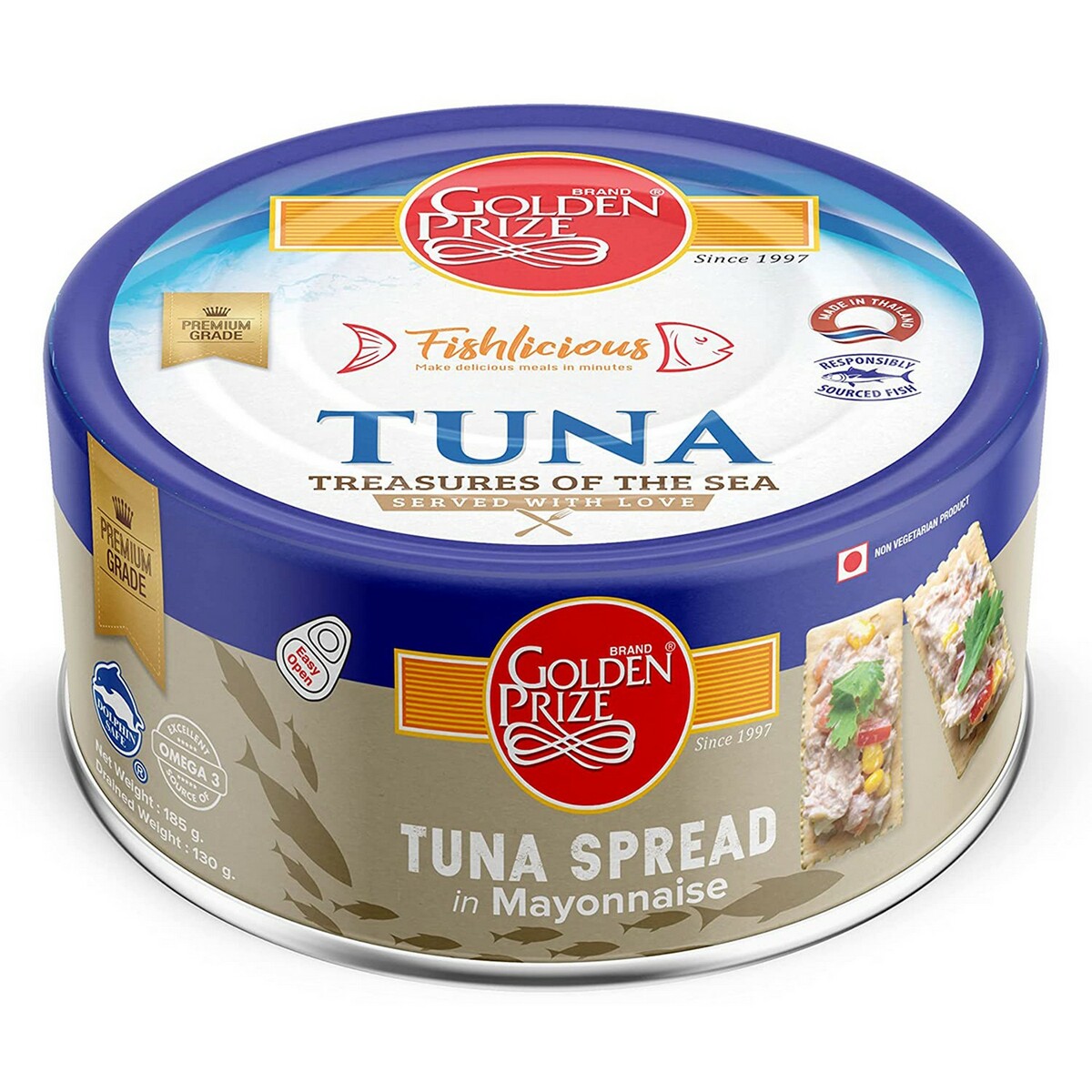 Golden Prize  Tuna Spread  In Mayonnaise 185G