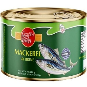 Golden Prize Mackerel  In Brine 200G