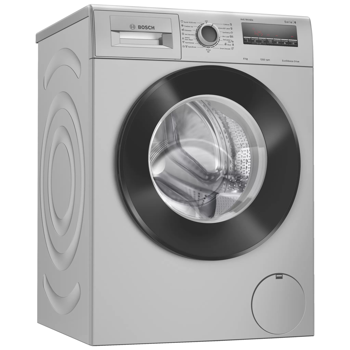 Bosch WAJ2426GIN Front Load Washing Machine Silver 8kg