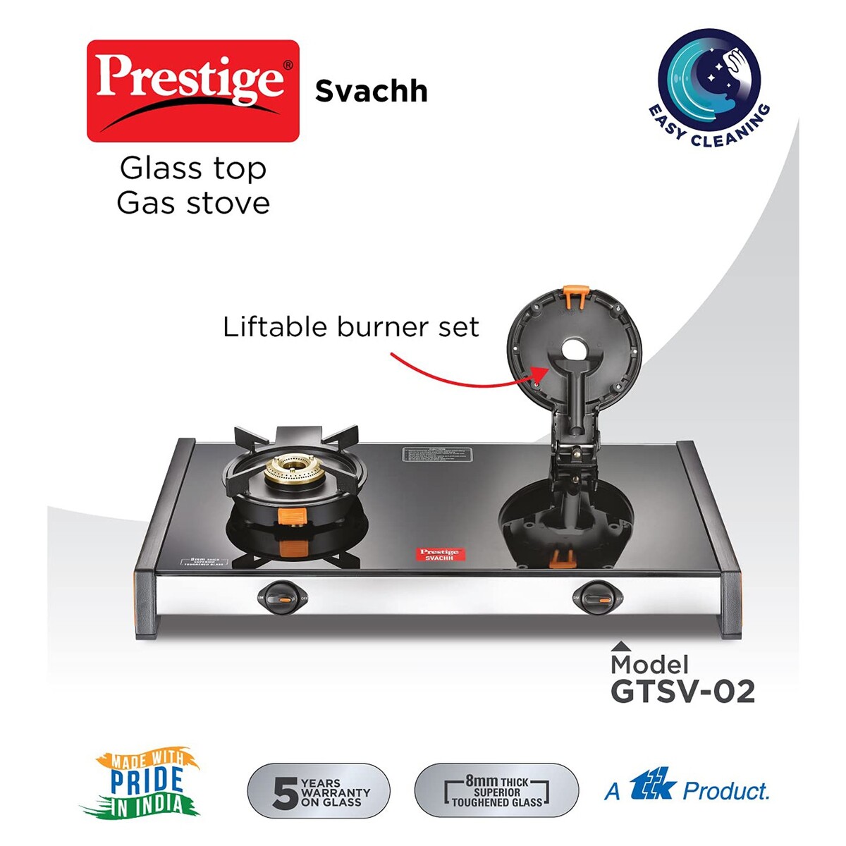 Prestige Svachh GSTV-02 Gas Stove