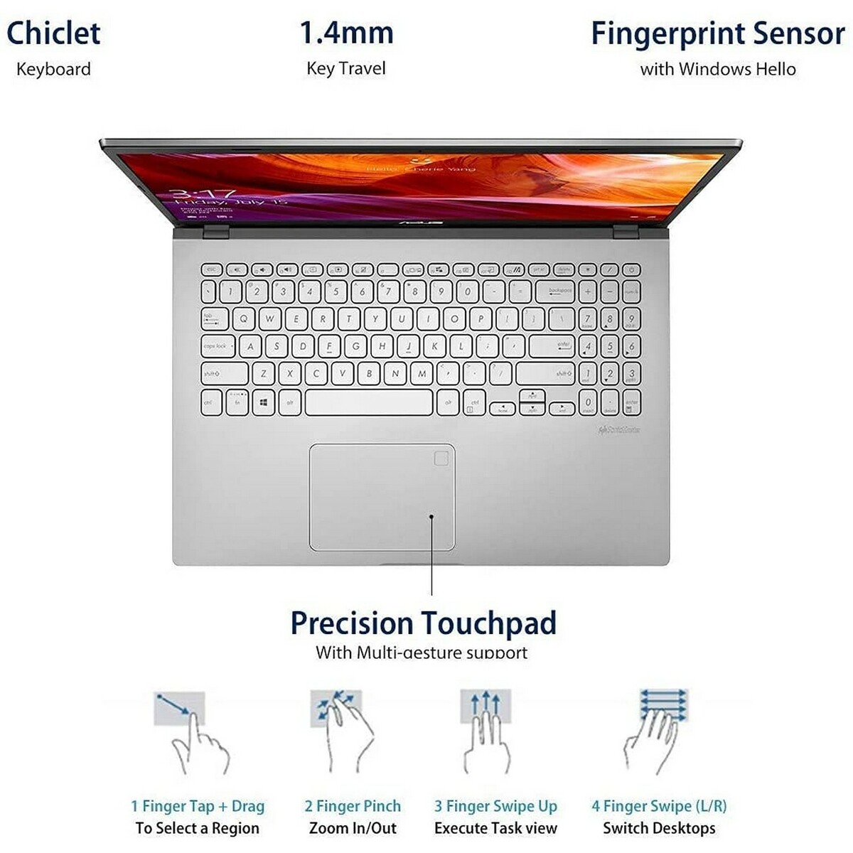 Asus Notebook BQ512TS AMD R5 15.6" Win10
