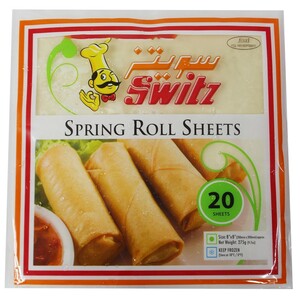 Switz Spring Roll Sheets 20's 8 x 8 275g