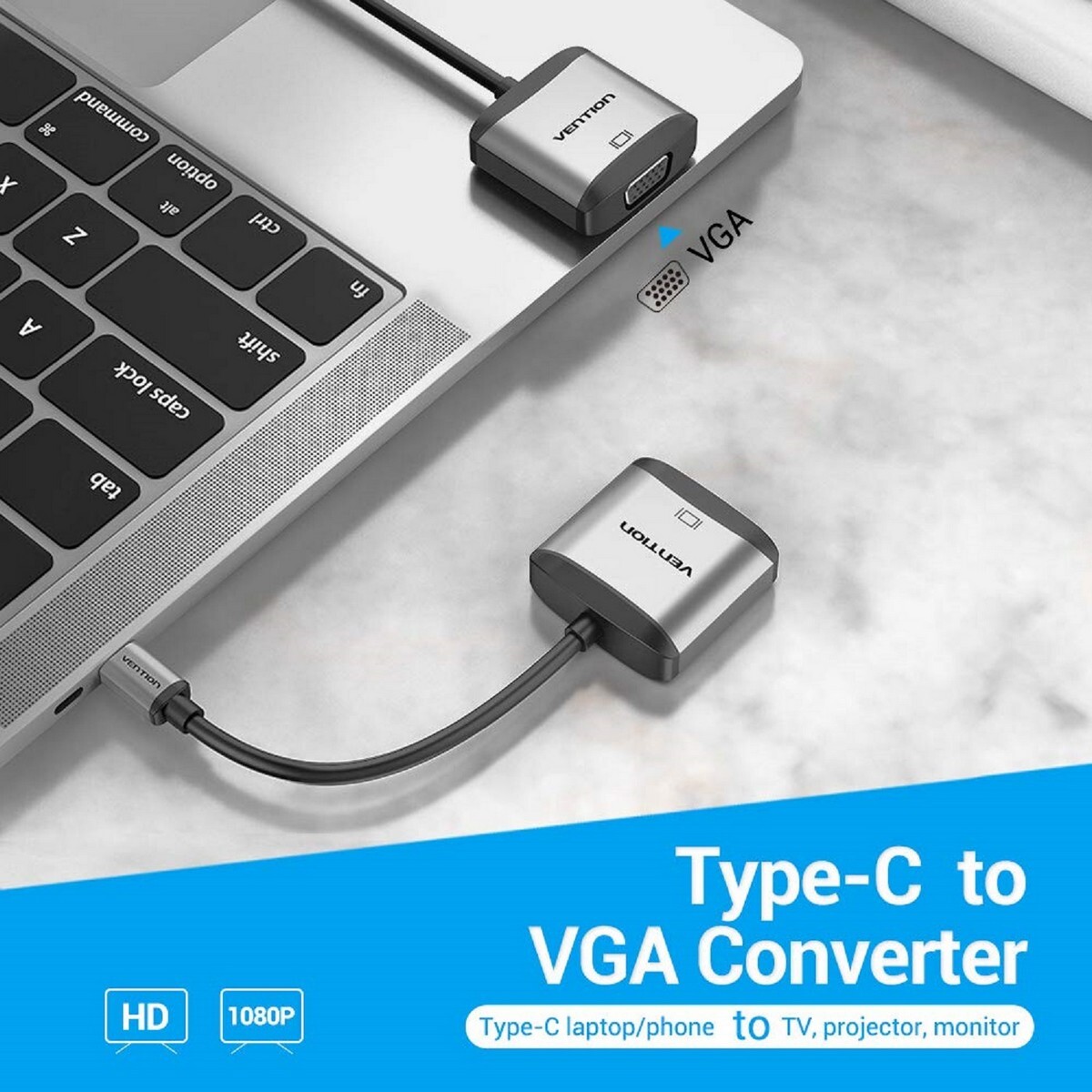 Vention USB-C To VGA Converter-TDBHB