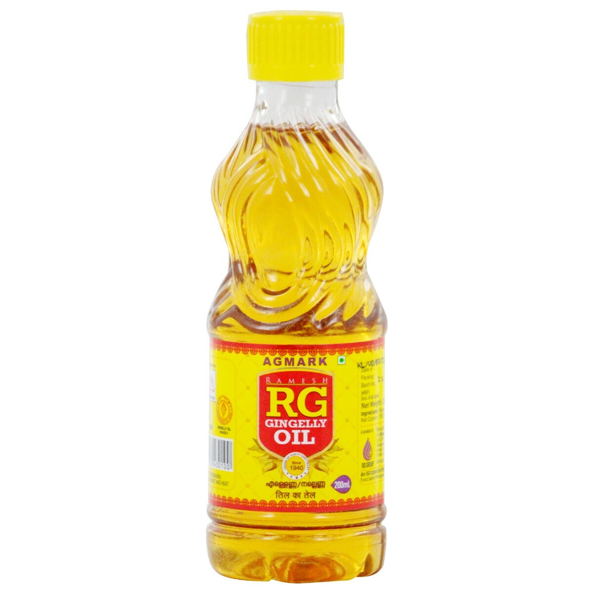 Buy RG Gingelly Oil 200ml Online - Lulu Hypermarket India