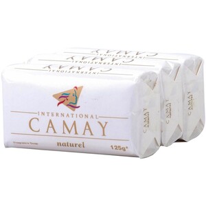 Camay Soap Natural White 3*125