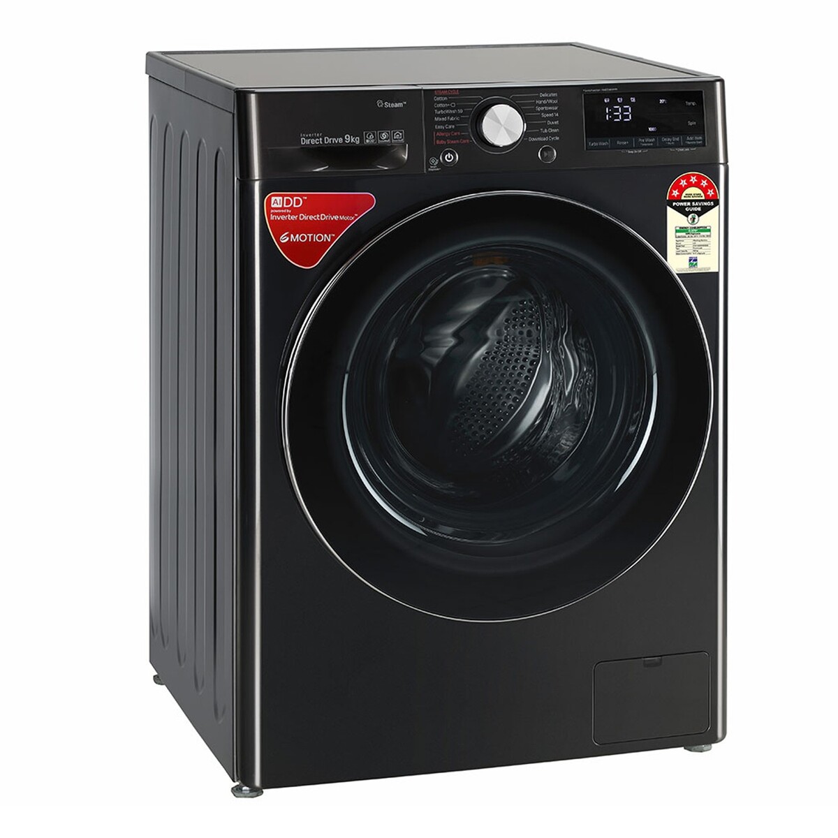 LG Front Load Washing Machine FHV1409ZWB 9Kg