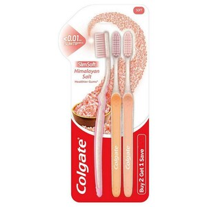 Colgate Toothbrush  Slim Soft Himalayan Salt 2+1