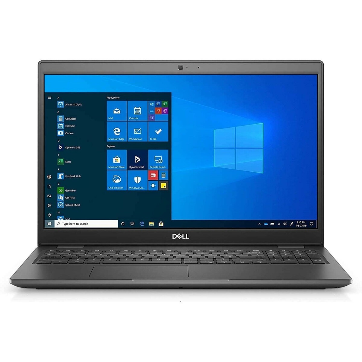 Dell Notebook 3510 IPS 15.6" Win10 Black + MS Office