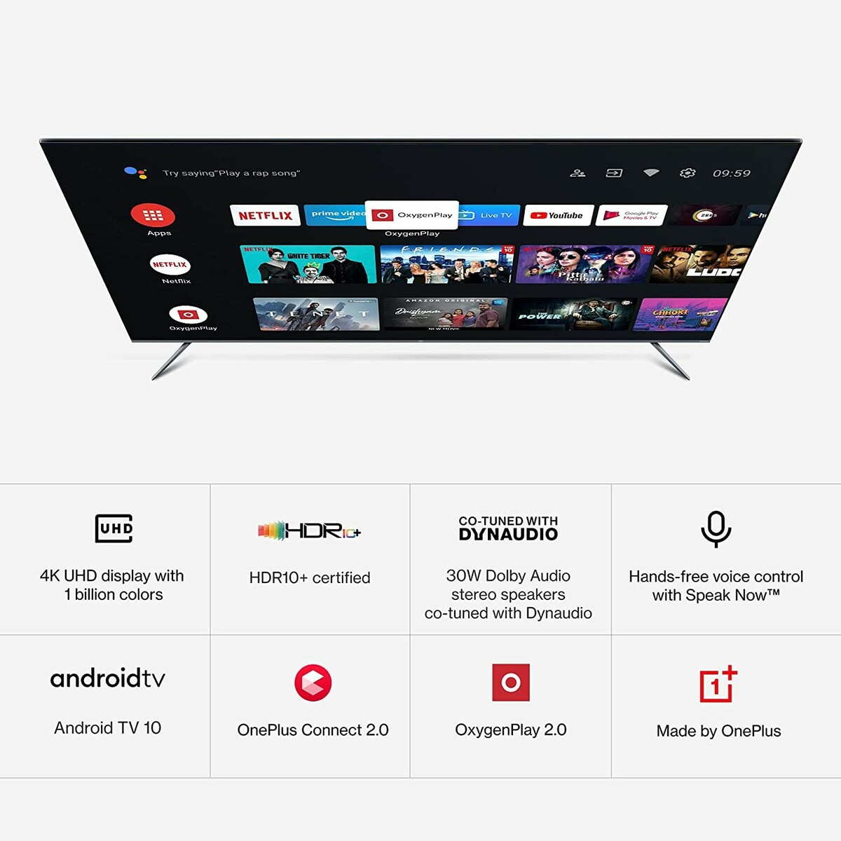 OnePlus 4K Ultra HD LED Smart TV 65U1S 65"