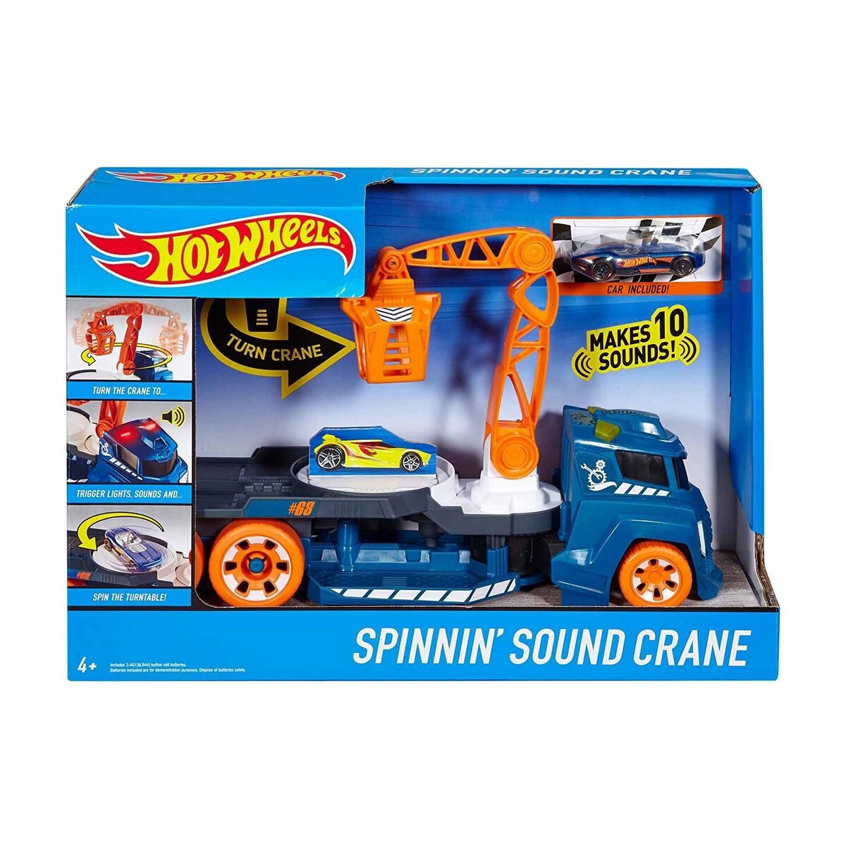 Hot Wheels Spinning Sound Crane-DJC70