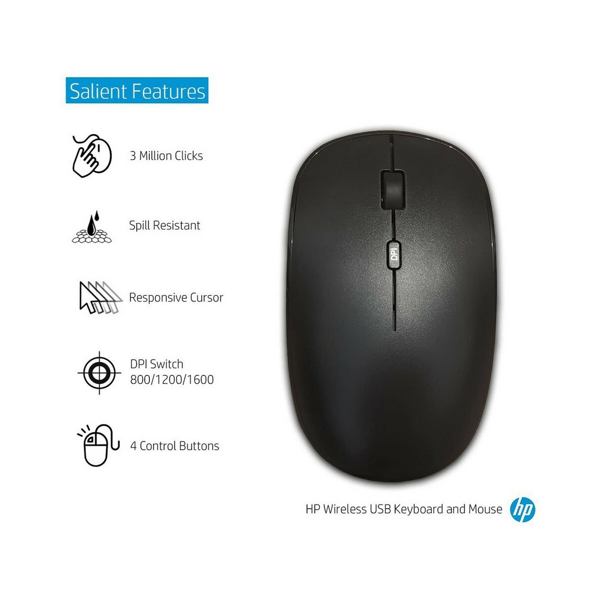 HP Wireless Keyboard+Mouse 1F0C9PA