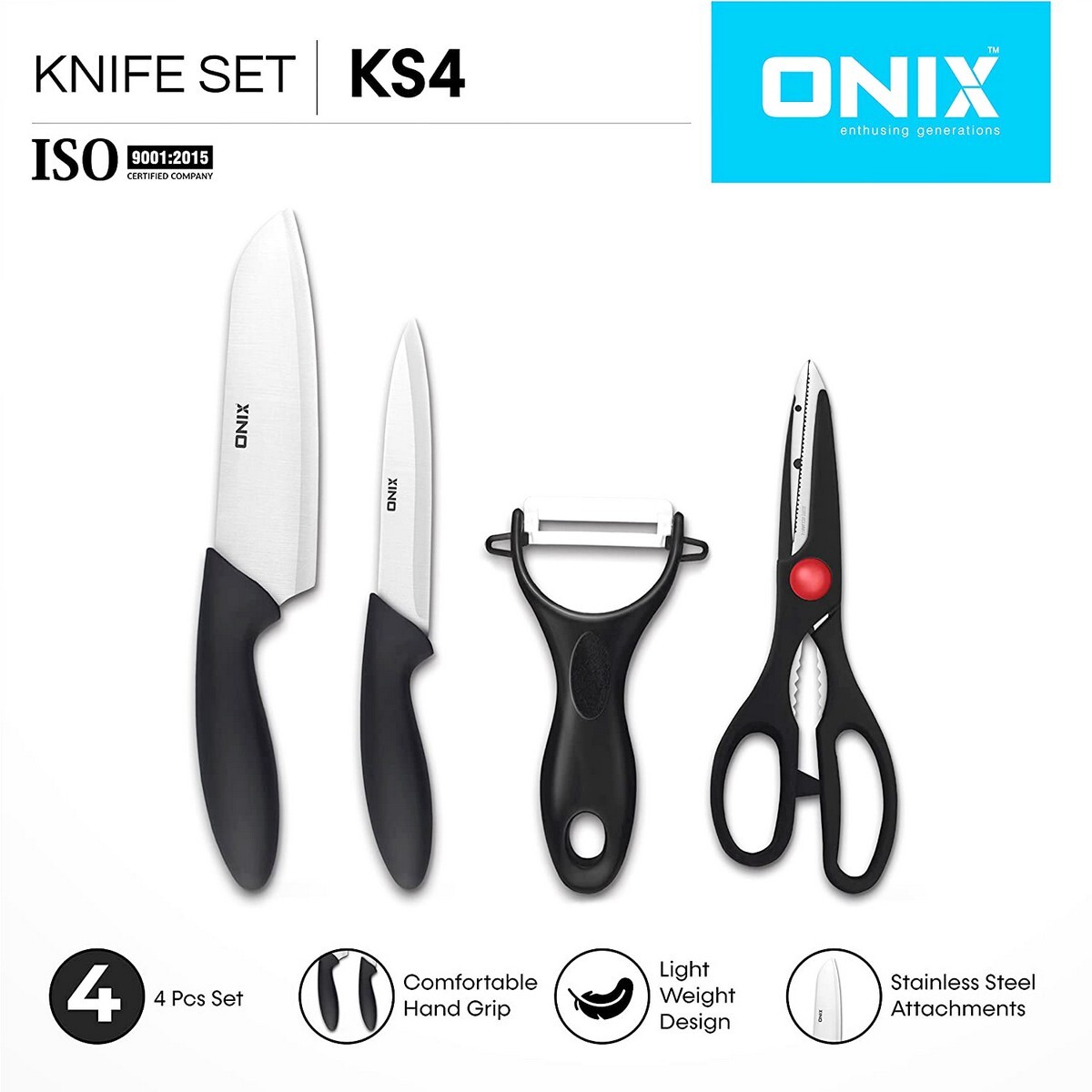 Onix Kinfe Set 4pc KS4