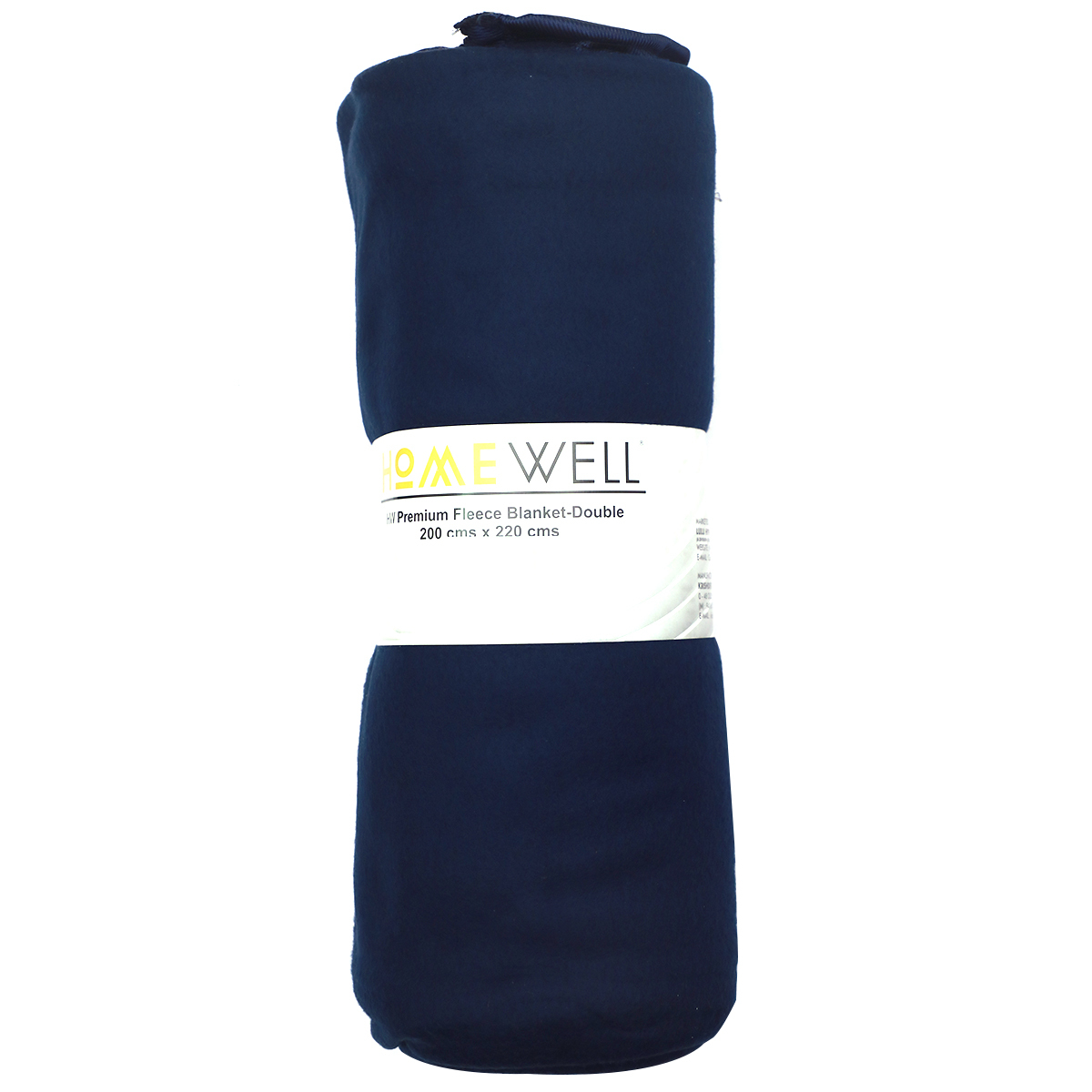 Home Well  Fleece Blanket Double 220gsm  Assorted Colour and  Assorted Design
