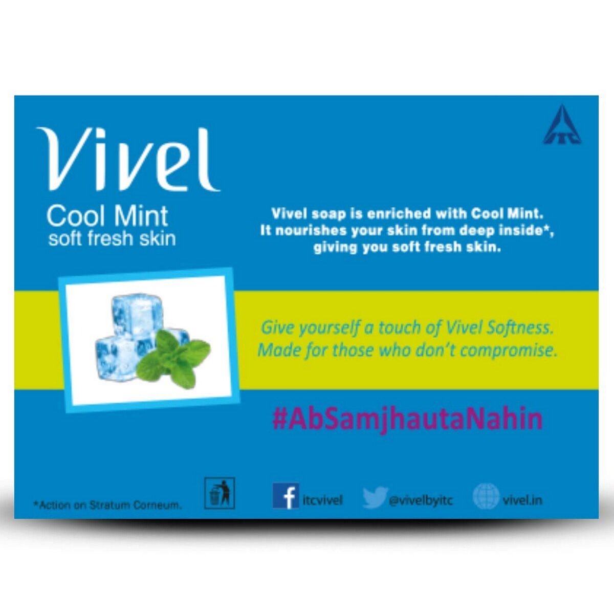 Vivel Soap Cool Mint 150g 4s