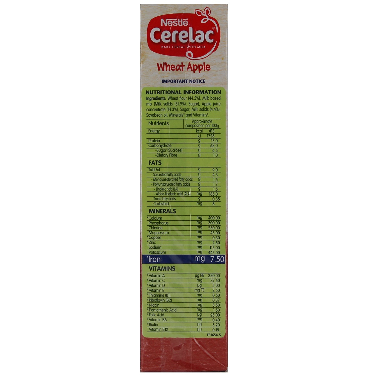 Cerelac Wheat Apple Stage 1 300g