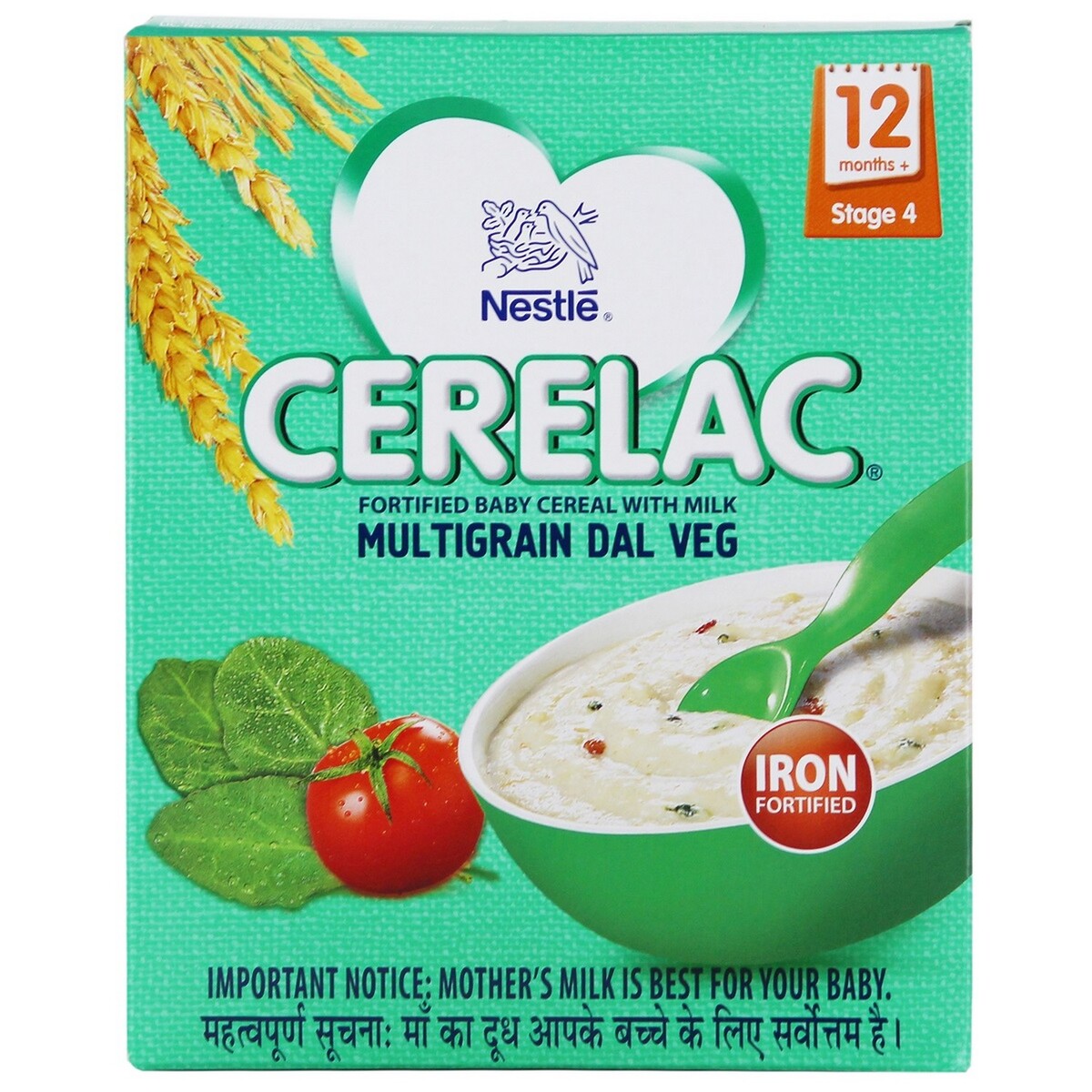 Cerelac Baby Cereal With Milk Multigrain Dal Veg Stage 4 300g
