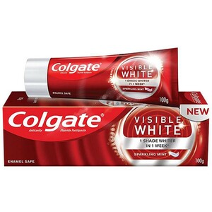 Colgate Toothpaste Visible White Sparkling Mint 100g