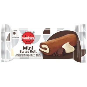Winkies Mini Swiss Roll Chocolate 28g