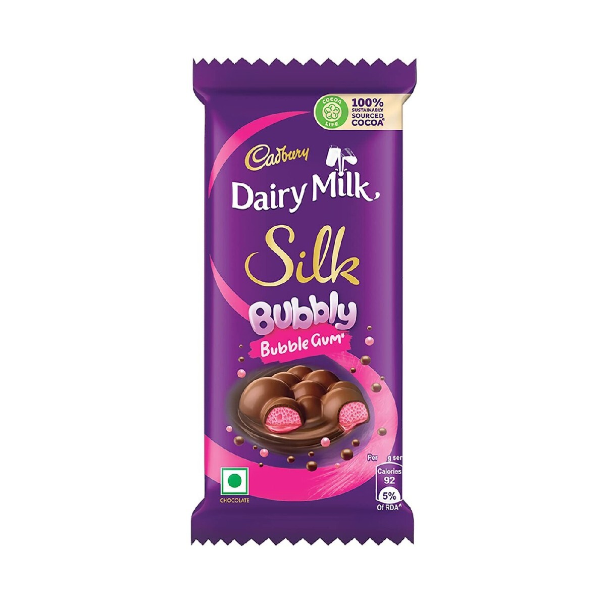 Cadbury Silk Bubbly Bubblegum 50g