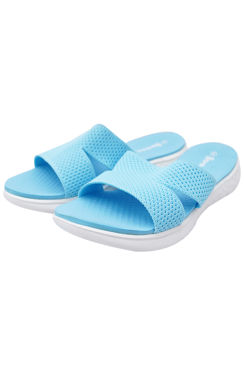 Bonkerz Ladies Blue Slip-On Slipper