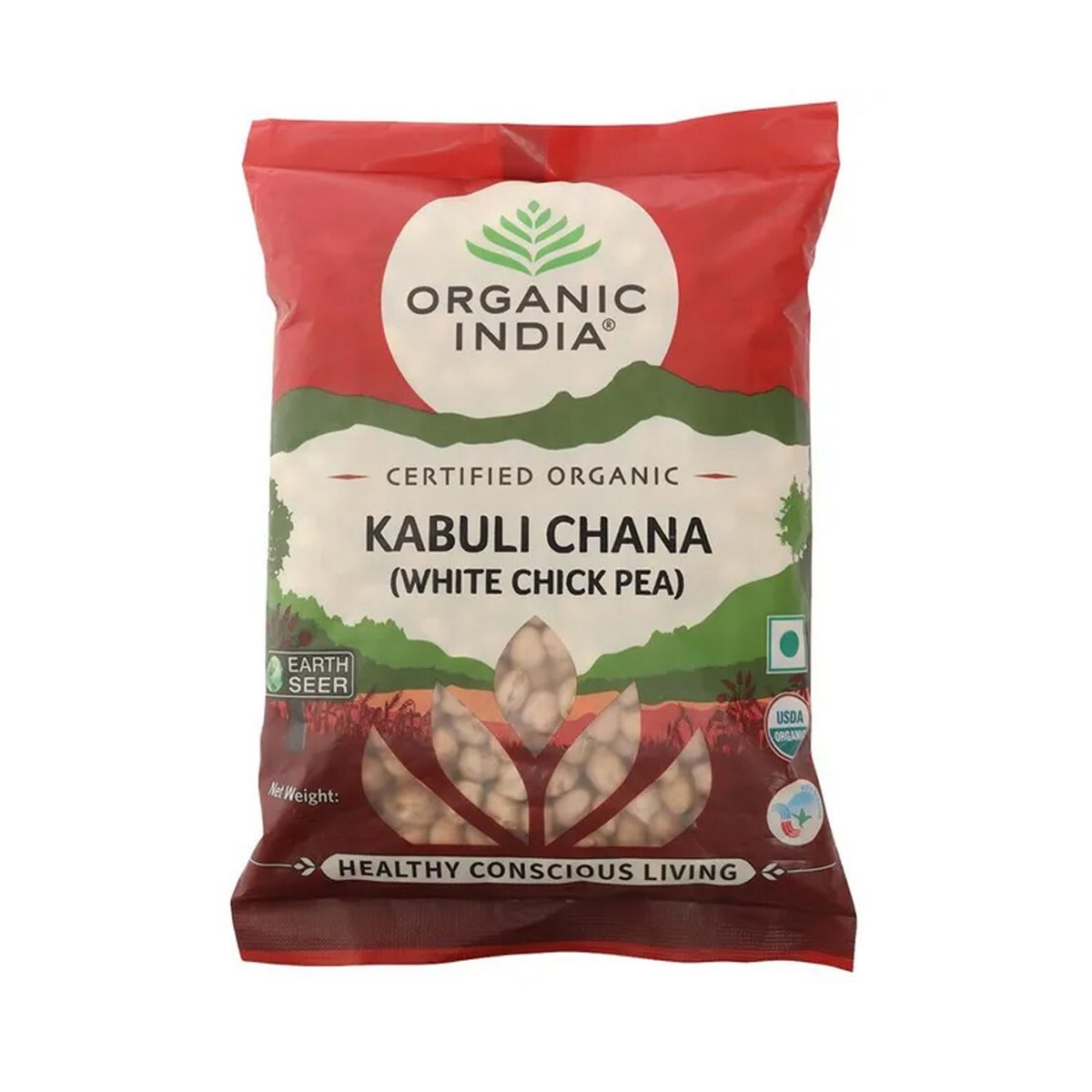Organic India Kabuli  Chana (White Chickpeas) 500g