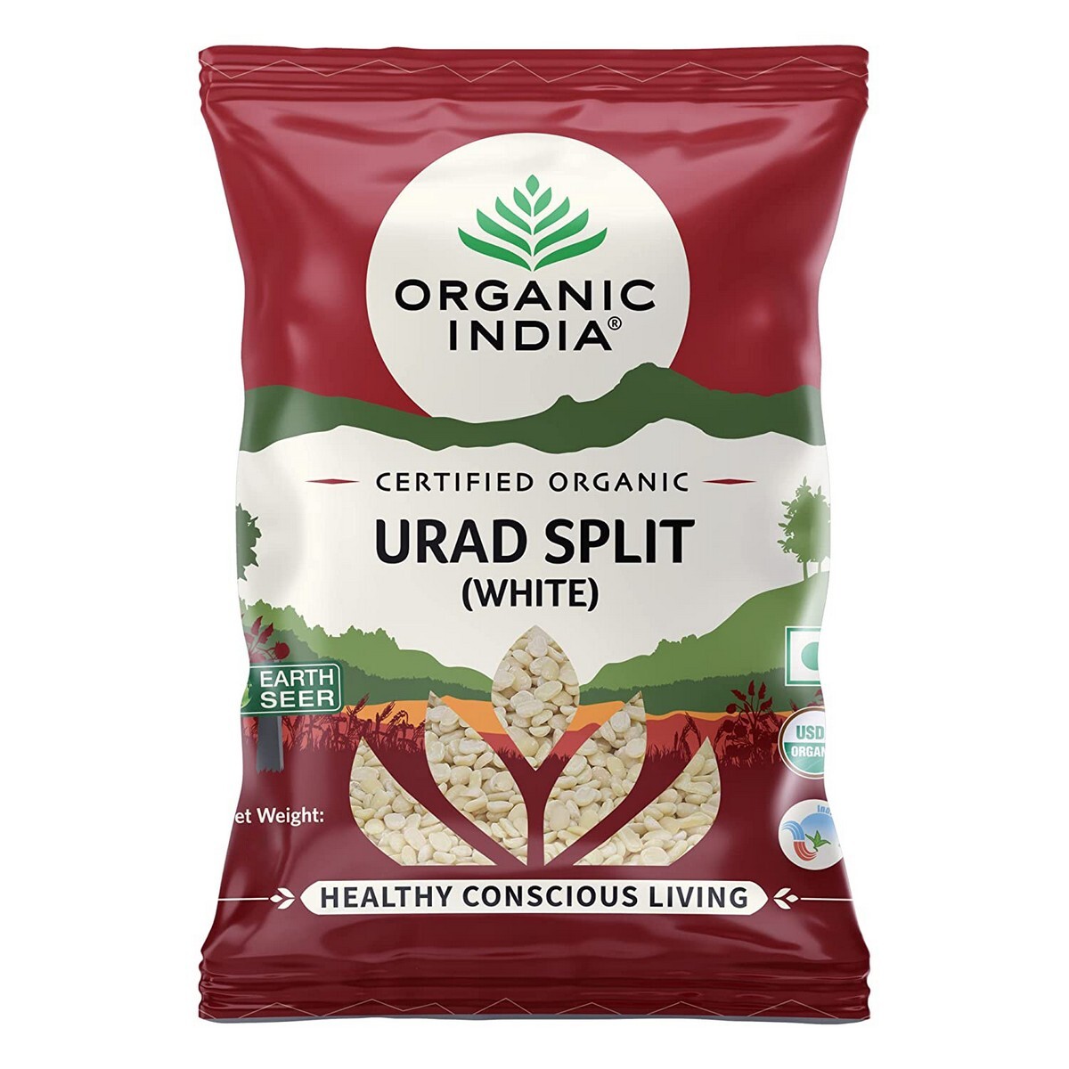 Organic India  Urad Split(White) 500g