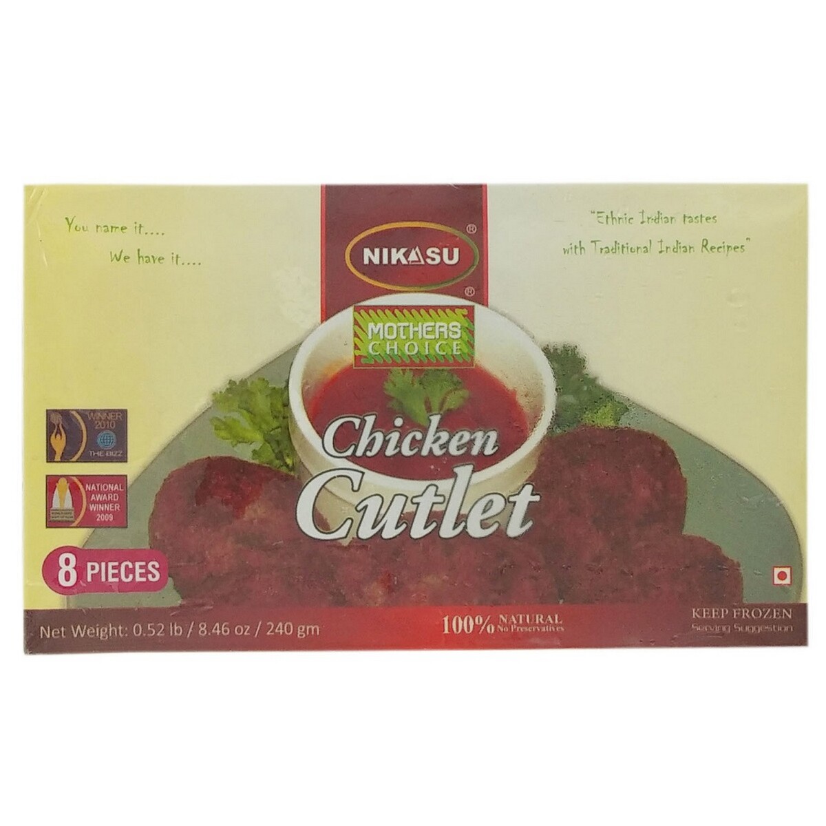 Nikasu Chicken Cutlets 240gm