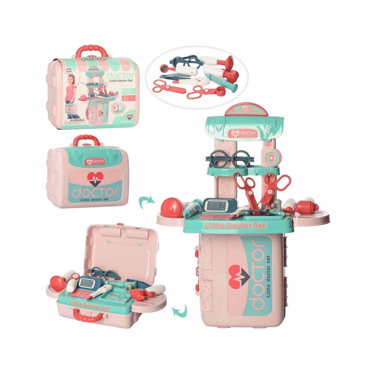 Merry Doctor Case Trolley Set-213