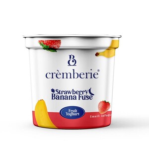 Cremberie Fruit Youghurt Strawberry-Banana Fuse 90g