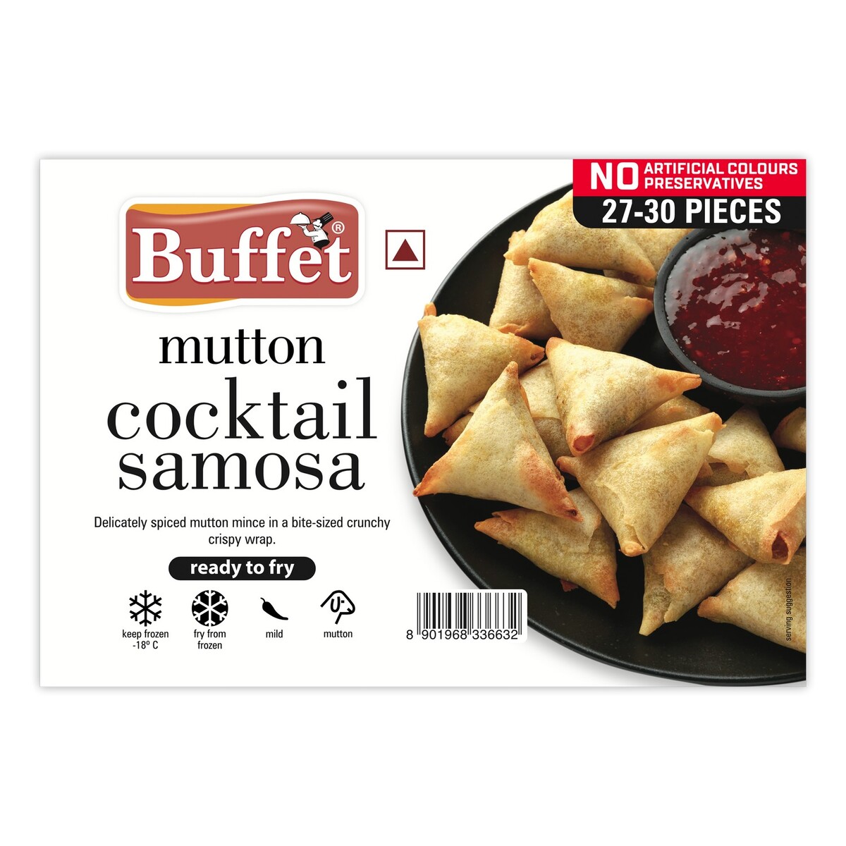 Buffet Mutton Cocktail Samosa 300g